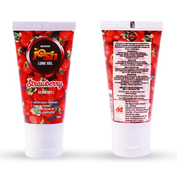 Josh Lube Gel Strawberry Scented 50ml